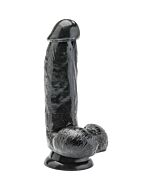 Schwarzer realistischer Penis 15cm