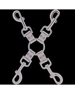 Leder alle Zugangsclips schwarz