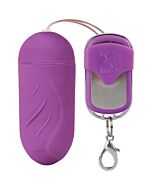Schüsse gerippt Ei Fernbedienung 100 Silikon lila