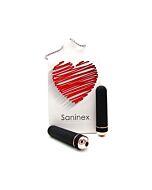 Saninex Vibrator Orgasmus Eleganz - schwarz und gold Farbe 13 cm