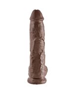 Realistischer Penis König Braun 254cm.