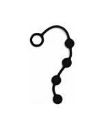 Excite Silikon Anal Perlen - schwarz