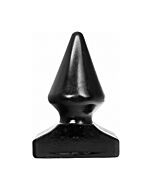 Ganz schwarzer Stecker 21,5cm - schwarz