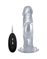 Echt Rock Vibrator 007 100 realistico 15 cm transparent