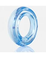 Schreien o Ring o2 Doppelring Penis und Hoden blau