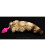 Rosa Silikonstopfen mit Kleber