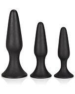 Silikon Anal Trainer Kit schwarz