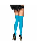 Leg Avenue blau Nylon Strumpfhosen Neon undurchsichtigen