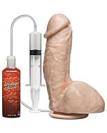 Realistische Penis mit der Ejakulation