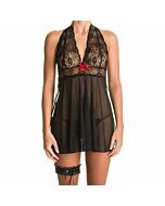 Schwarzes Sabine Babydoll