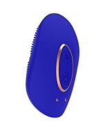 Mini wiederaufladbarer Klitorisstimulator - kostbar - blau