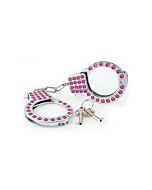 Fetisch Fantasie rosa Strass Handschellen