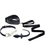 Welpenspielset bdsm - negro