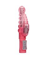 Rotierender Perlenblasenvibrator - pink