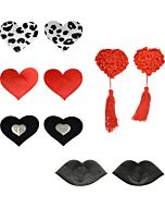 Set mit 5 suggestiven Zitzenbechern