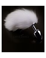 Silberstopfen mit Schwanz