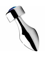 Aluminiumstecker mit blauem Edelstein - klein