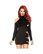 Kaltes Schulterkleid schwarz