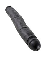König Dildo Schwanz doppelt schwarz 30 cm