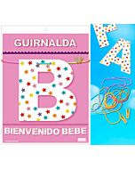 Baby Willkommensgirlande (Karton 220gr)