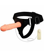 Leidenschaftliche Tanz Hohl Vibrator 18cm Gurtzeug