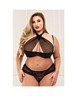 Criss Cross Bikini Set schwarz