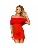 Subblime kurzes Kleid + Tanga rot l / xl