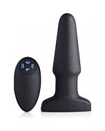 Aufblasbarer Silikon-Analplug mit 10x Vibrator