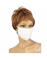 Covid-19 weiße Baumwollmaske