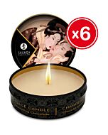 Shunga Massage Kerzenschokolade 6 x 30 ml