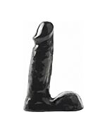 Basix Gelatine Penis schwarz 15 cm