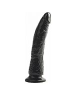 Basix Jelly Penis 19 cm schlank schwarz