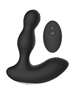 Ferngesteuertes E-Stim & vibrierendes Prostata-Massagegerät - schwarz