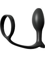 Analplug mit Ring für schwarz Penis