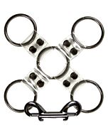 Bare Halsfessel mit Leine