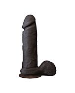 Die realistische Penis realistico UR3 schwarz 21cm