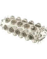 Superdehnbaren Abdeckung für strukturierte schwarze Penis