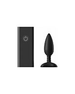 Vibrierender Butt Plug mit mittlerer Fernbedienung von Ace - schwarz
