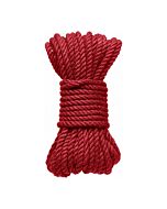 Knick - 6mm Hanf Bondage Seil - 30 ft. Rot