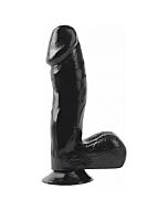 Basix Gelatine Penis Saugen schwarz 16 cm