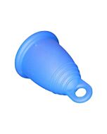 Klassischer Menstruationstassenring blaues Medium