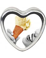 Erdkörper Vanille essbare Massage Kerze