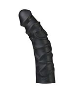 Die rasende - realstico Silikon Penis schwarz 20 cm