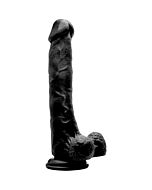 Echt Rock 018 100 realistischer Dildo 27 cm schwarz