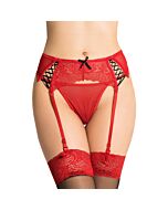 Rote trojanische Strumpfbänder