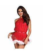 Obsessiv - santastischer Vestido y Teddy l / xl