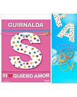 Girlande, wenn ich Liebe will (Karton 220gr)