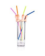 Sexy Penis-förmigen Strohhalme (1 Stück)