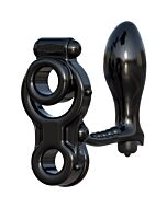 Ironman-Penisring mit schwarzen Stecker