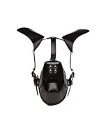 Welpe Welpen spielen Kapuze und Knebel